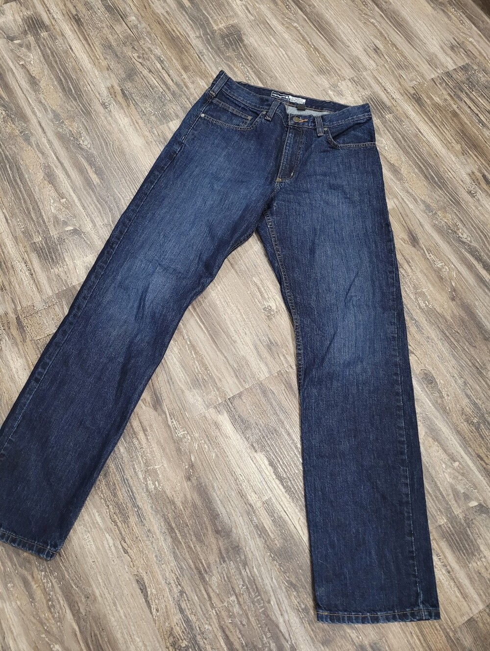 Men's Carhartt Denim blueJeans Size 32x34 relaxed - Picture 4 of 4